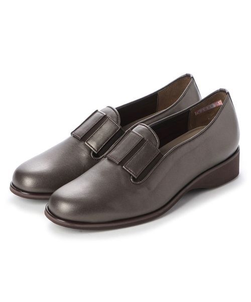 Atelier / アトリエ フラットシューズ | 【3E】ラバーバンド付きラウンドトゥシューズ | 詳細1