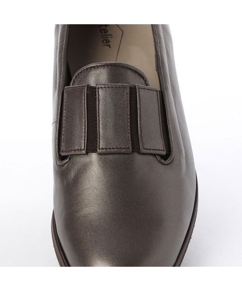 Atelier / アトリエ フラットシューズ | 【3E】ラバーバンド付きラウンドトゥシューズ | 詳細6