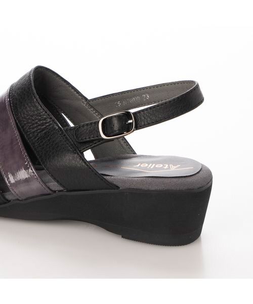 Atelier / アトリエ サンダル | 【3E】異素材コンビサンダル | 詳細5