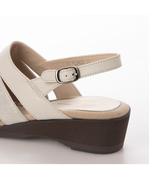 Atelier / アトリエ サンダル | 【3E】異素材コンビサンダル | 詳細11