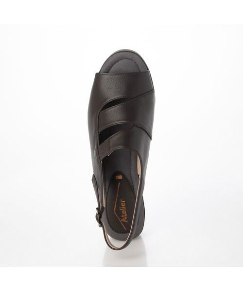 Atelier / アトリエ サンダル | 【３Ｅ】ウエッジヒールコンフォートサンダル | 詳細9