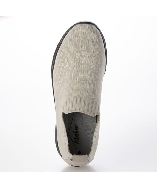 Atelier / アトリエ フラットシューズ | 【レイン対応】ニットスリッポンスニーカー | 詳細11