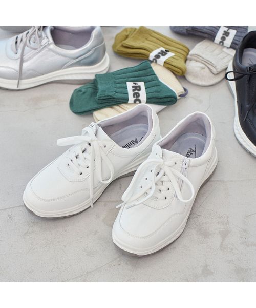 Atelier / アトリエ スニーカー | 【4E】軽量厚底スニーカー | 詳細1