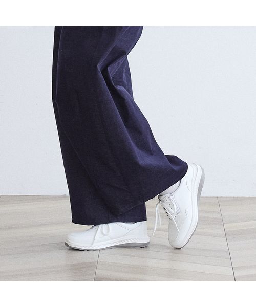 Atelier/アトリエ 【4E】軽量厚底スニーカー ホワイト 240