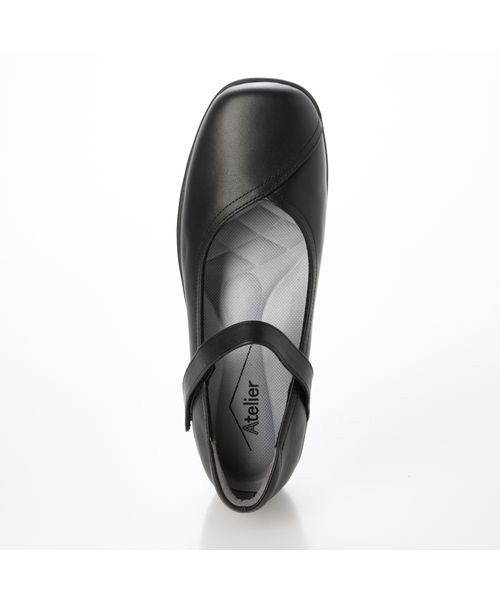 Atelier / アトリエ フラットシューズ | 【4E】アシンメトリーデザインストラップシューズ | 詳細3