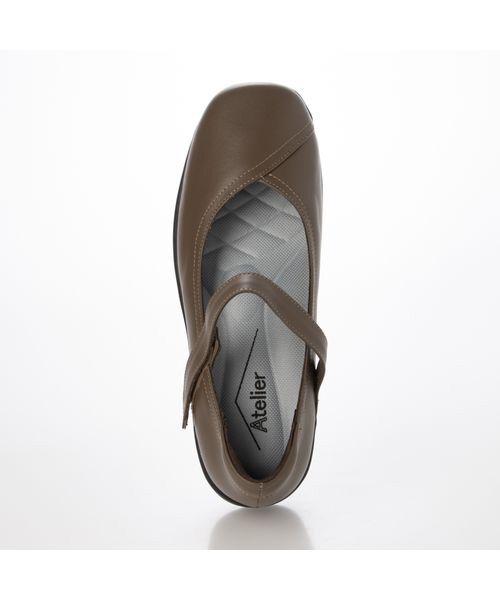 Atelier / アトリエ フラットシューズ | 【4E】アシンメトリーデザインストラップシューズ | 詳細9