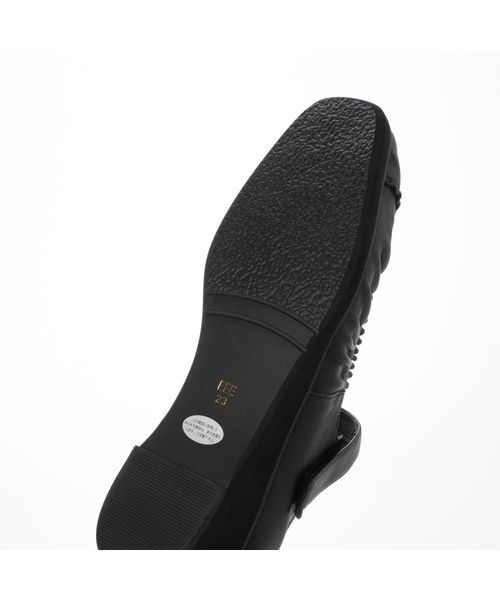 Atelier / アトリエ フラットシューズ | 【3E】ドレープデザインストラップパンプス | 詳細9