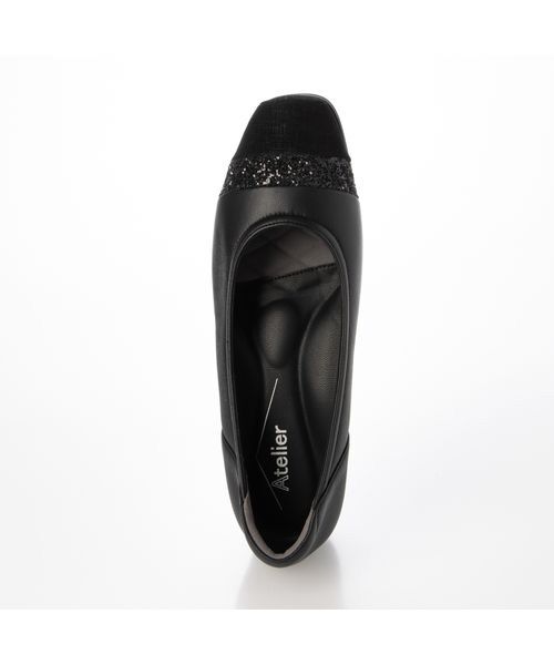 Atelier / アトリエ フラットシューズ | 【3E】グリッターデザインパンプス | 詳細3