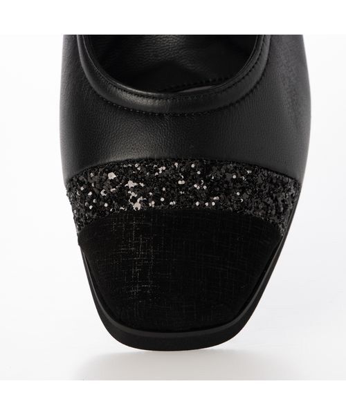 Atelier / アトリエ フラットシューズ | 【3E】グリッターデザインパンプス | 詳細5