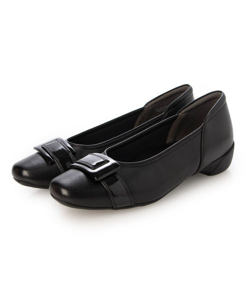 Atelier / アトリエ レインシューズ | 【3E】バックルモチーフパンプス | 詳細1