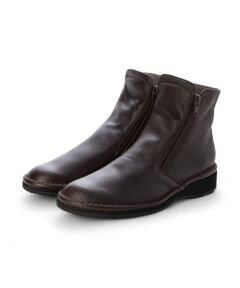 Atelier / アトリエ ブーツ（ショート丈） | 【3E】ダブルファスナーショートブーツ