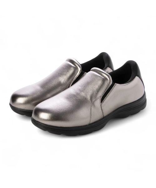 Atelier / アトリエ フラットシューズ | ハンズフリースリッポン（ダークシルバー）