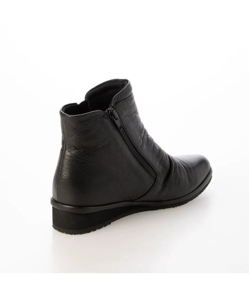 Atelier / アトリエ ブーツ（ショート丈） | 【3E】晴雨兼用ギャザーデザインショートブーツ | 詳細7