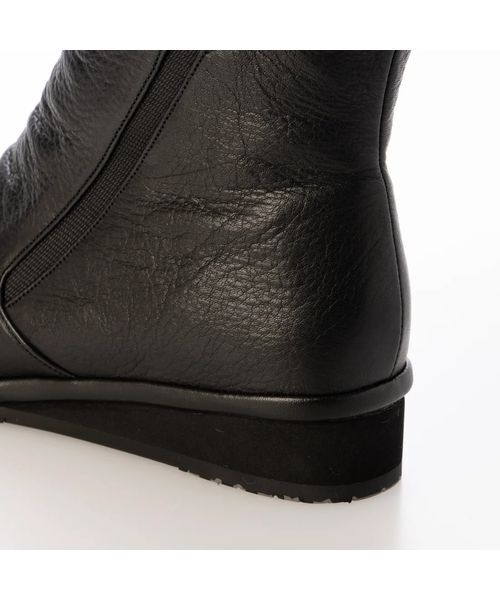 Atelier / アトリエ ブーツ（ショート丈） | 【3E】晴雨兼用ギャザーデザインショートブーツ | 詳細10