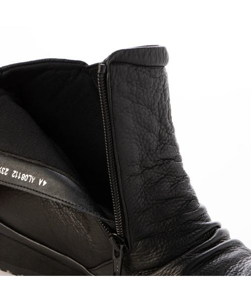 Atelier / アトリエ ブーツ（ショート丈） | 【3E】晴雨兼用ギャザーデザインショートブーツ | 詳細11