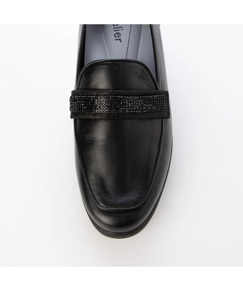 Atelier / アトリエ フラットシューズ | 【3E】ビジュー付きローファー | 詳細5