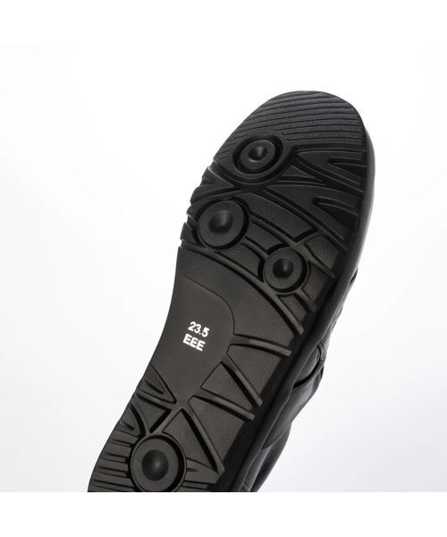 Atelier / アトリエ フラットシューズ | 【3E】スクエアトゥドレープスリッポン  | 詳細9