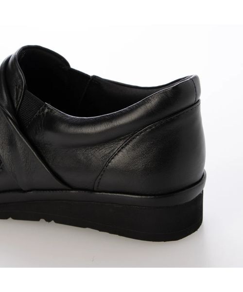 Atelier / アトリエ フラットシューズ | 【3E】スクエアトゥドレープスリッポン  | 詳細10