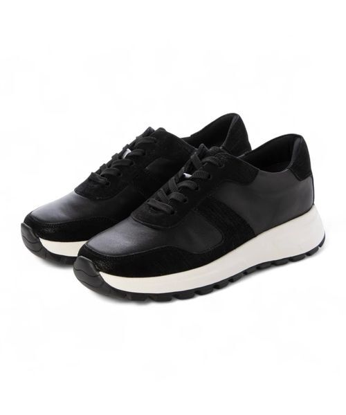 Atelier / アトリエ スニーカー | 【3E】【軽量】コンビデザインスニーカー（ブラック）