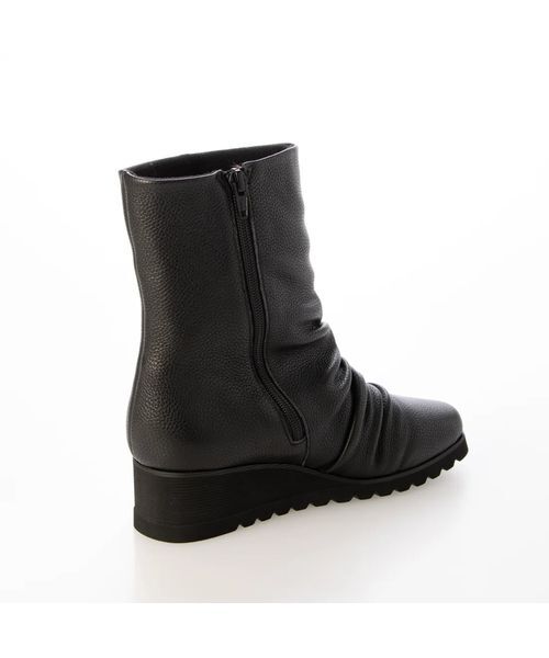 Atelier / アトリエ ブーツ（ショート丈） | 【3E】ギャザーデザインショートブーツ | 詳細8