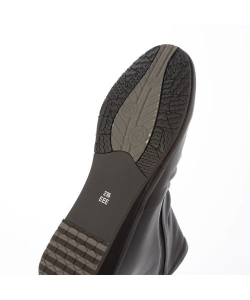 Atelier / アトリエ ブーツ（ショート丈） | 【3E】晴雨兼用ギャザーデザインショートブーツ | 詳細4