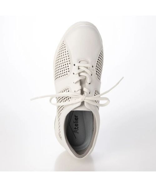 Atelier / アトリエ スニーカー | 【4E】パンチングレザースニーカー | 詳細10