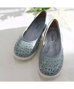 Atelier / アトリエ フラットシューズ | 【軽量】【3E】レーザーカットデザインパンプス