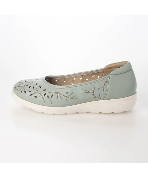 Atelier / アトリエ フラットシューズ | 【軽量】【3E】レーザーカットデザインパンプス | 詳細2