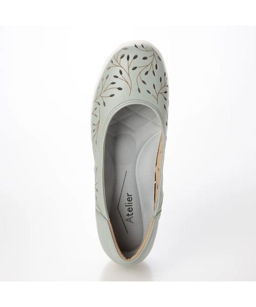 Atelier / アトリエ フラットシューズ | 【軽量】【3E】レーザーカットデザインパンプス | 詳細4