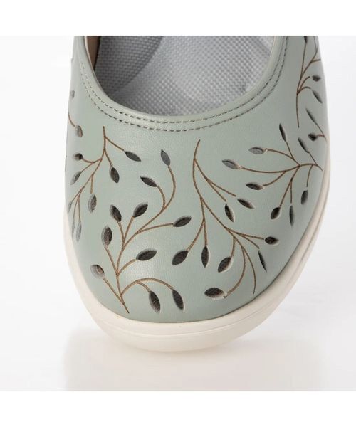 Atelier / アトリエ フラットシューズ | 【軽量】【3E】レーザーカットデザインパンプス | 詳細6