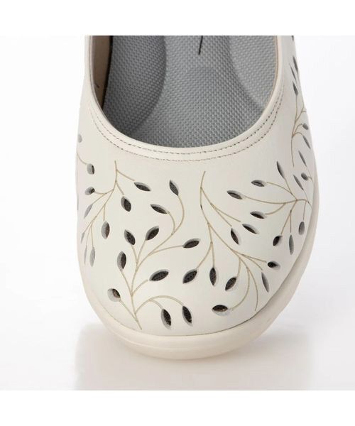 Atelier / アトリエ フラットシューズ | 【軽量】【3E】レーザーカットデザインパンプス | 詳細12