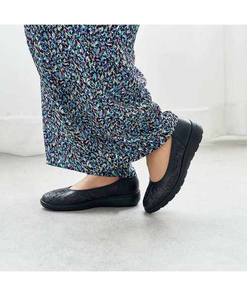 Atelier / アトリエ フラットシューズ | 【軽量】【3E】レーザーカットデザインパンプス | 詳細21