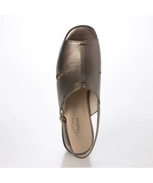 Atelier / アトリエ サンダル | 【3E】カバードウェッジソールサンダル | 詳細3