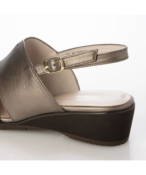 Atelier / アトリエ サンダル | 【3E】カバードウェッジソールサンダル | 詳細5