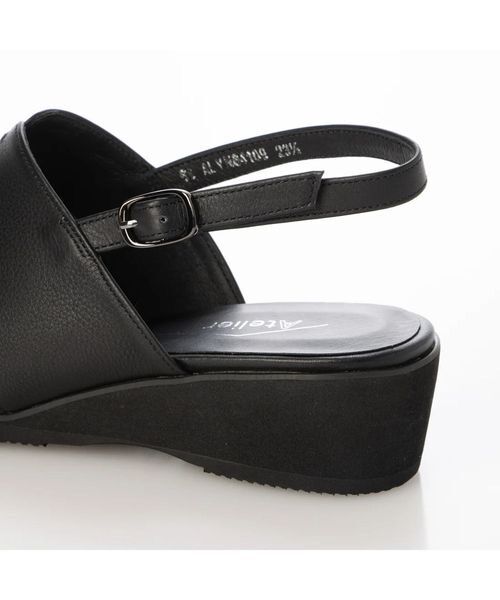 Atelier / アトリエ サンダル | 【3E】カバードウェッジソールサンダル | 詳細10