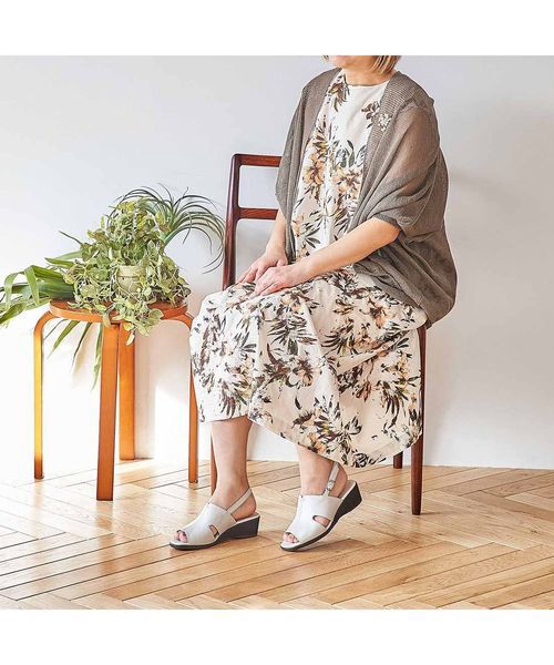 Atelier / アトリエ サンダル | 【3E】カバードウェッジソールサンダル | 詳細18