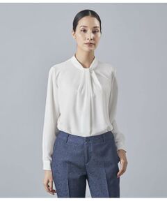 Atraer / アトラエル シャツ・ブラウス | ストレッチジョーゼット スカーフ風長袖ブラウス