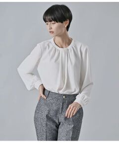 Atraer / アトラエル シャツ・ブラウス | ストレッチジョーゼット ギャザーデザインブラウス
