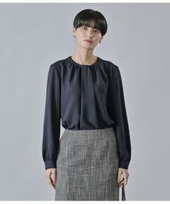 Atraer / アトラエル シャツ・ブラウス | ストレッチジョーゼット ギャザーデザインブラウス