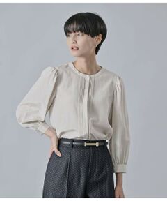 Atraer / アトラエル シャツ・ブラウス | ブライトローン 8分袖ピンタックブラウス