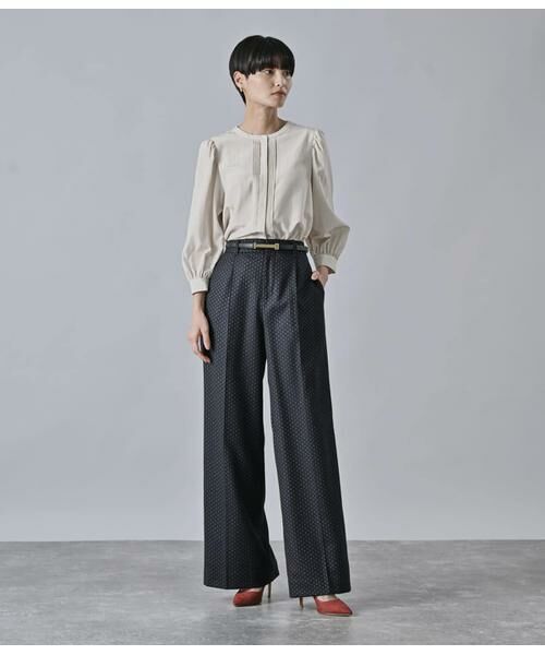 Atraer / アトラエル シャツ・ブラウス | ブライトローン 8分袖ピンタックブラウス | 詳細11