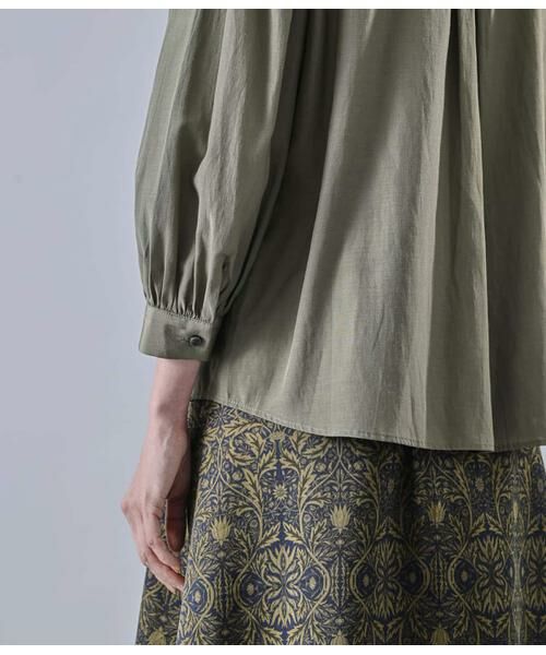 Atraer / アトラエル シャツ・ブラウス | ブライトローン 8分袖ピンタックブラウス | 詳細6