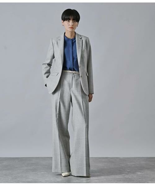 Atraer / アトラエル シャツ・ブラウス | シフォンストレッチ 飾りステッチ切替ブラウス | 詳細8