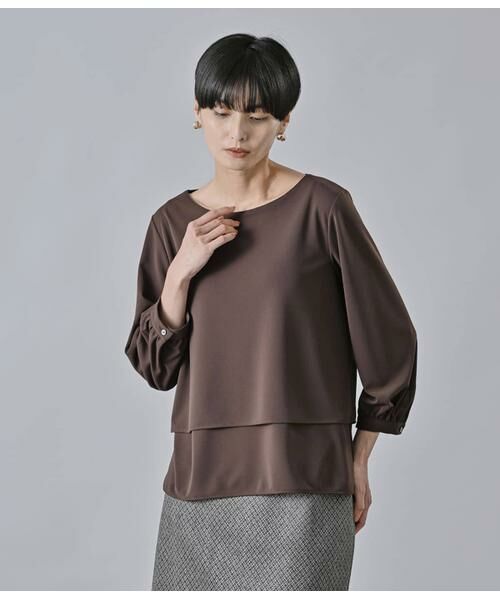 Atraer / アトラエル カットソー | 強撚スムース レイヤードカットソープルオーバー | 詳細11