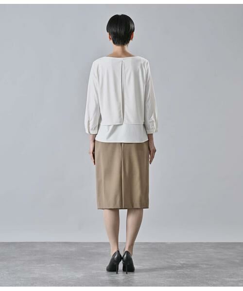 Atraer / アトラエル カットソー | 強撚スムース レイヤードカットソープルオーバー | 詳細2