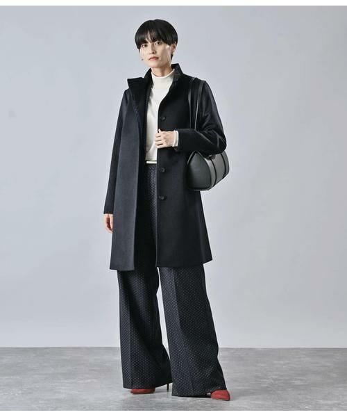 Atraer / アトラエル その他アウター | カシミヤ混ビーバー スタンドカラーコート | 詳細7