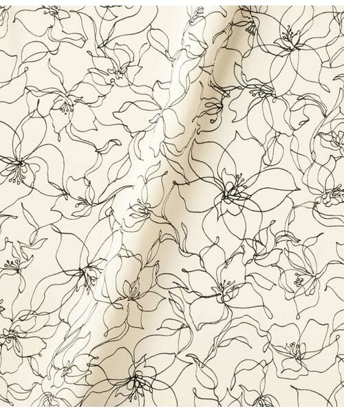 Atraer / アトラエル シャツ・ブラウス | モノトーンフラワープリント ヨーク切り替えブラウス | 詳細7