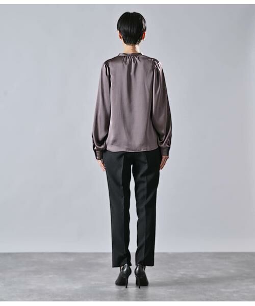 Atraer / アトラエル シャツ・ブラウス | マットサテン ボリュームスリーブブラウス | 詳細2