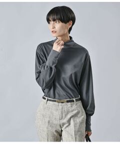 Atraer / アトラエル カットソー | ベア天竺 ハイネックプルオーバー