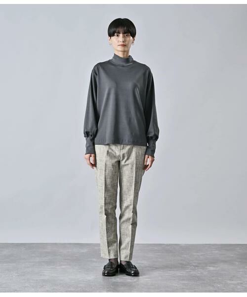 Atraer / アトラエル カットソー | ベア天竺 ハイネックプルオーバー | 詳細10